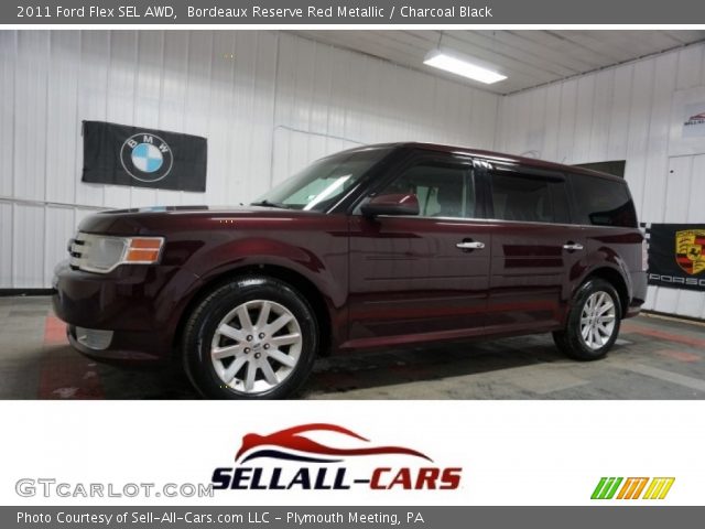 2011 Ford Flex SEL AWD in Bordeaux Reserve Red Metallic