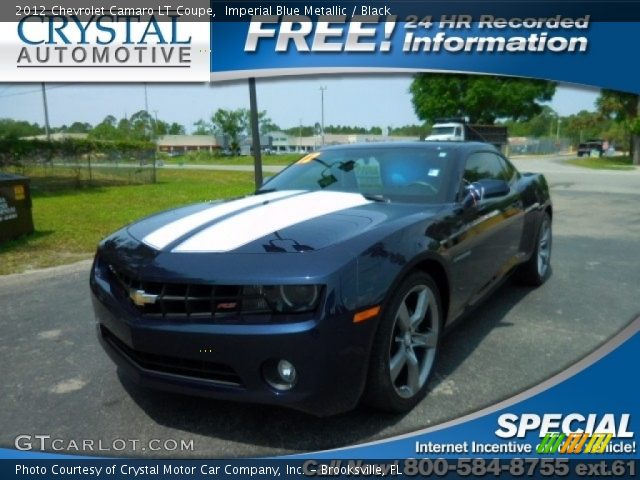 2012 Chevrolet Camaro LT Coupe in Imperial Blue Metallic