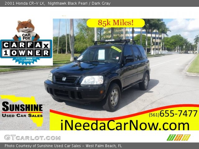 2001 Honda CR-V LX in Nighthawk Black Pearl