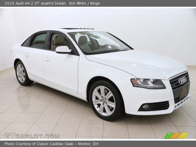 2010 Audi A4 2.0T quattro Sedan in Ibis White