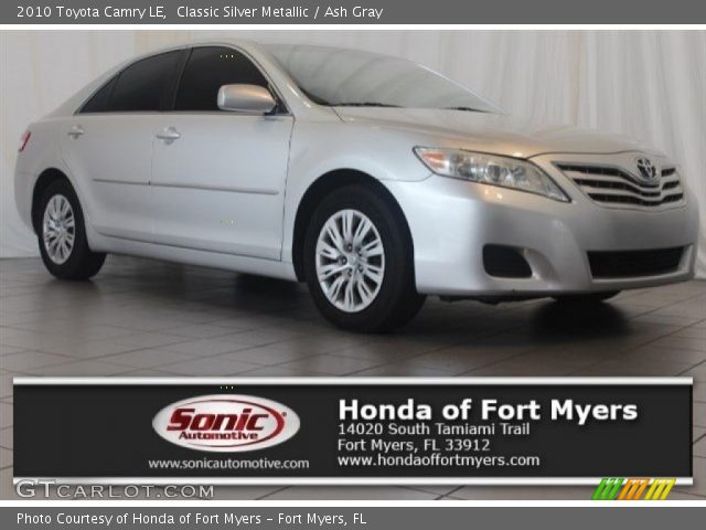 2010 Toyota Camry LE in Classic Silver Metallic