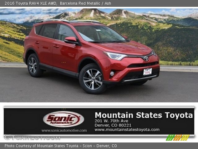 2016 Toyota RAV4 XLE AWD in Barcelona Red Metallic