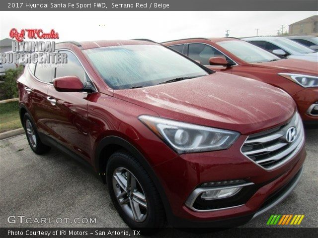 2017 Hyundai Santa Fe Sport FWD in Serrano Red