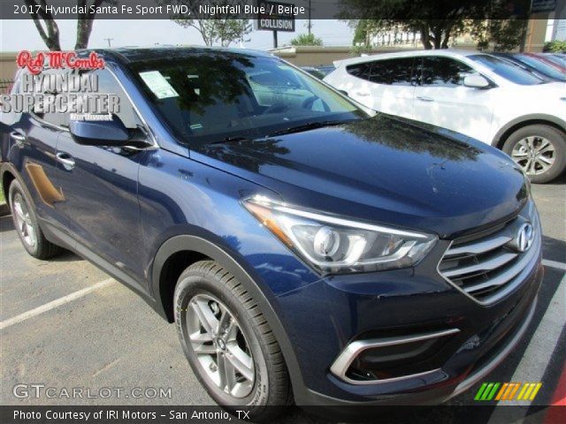 2017 Hyundai Santa Fe Sport FWD in Nightfall Blue