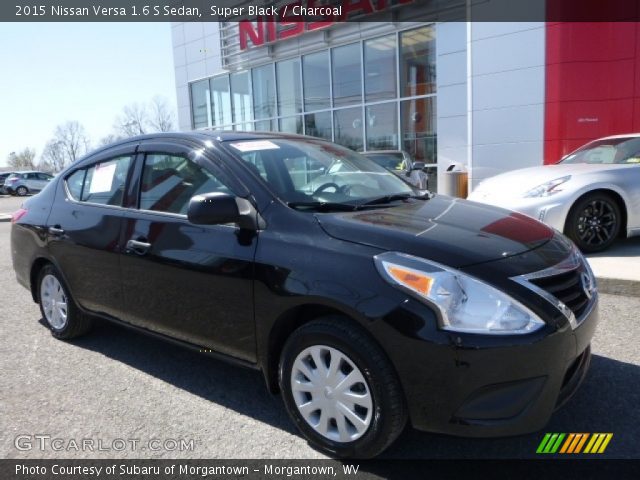 2015 Nissan Versa 1.6 S Sedan in Super Black