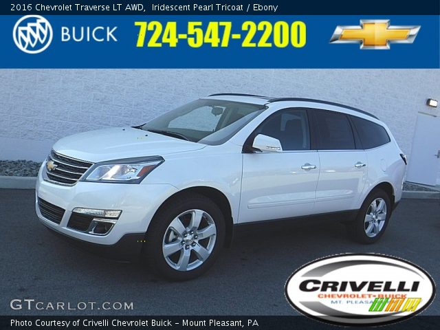 2016 Chevrolet Traverse LT AWD in Iridescent Pearl Tricoat