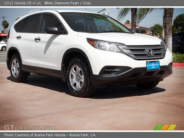 2013 Honda CR-V LX in White Diamond Pearl