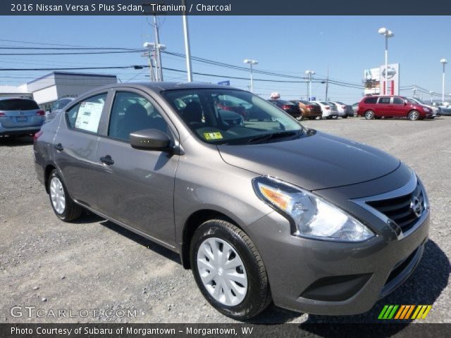 2016 Nissan Versa S Plus Sedan in Titanium