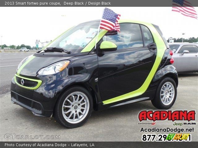 2013 Smart fortwo pure coupe in Deep Black