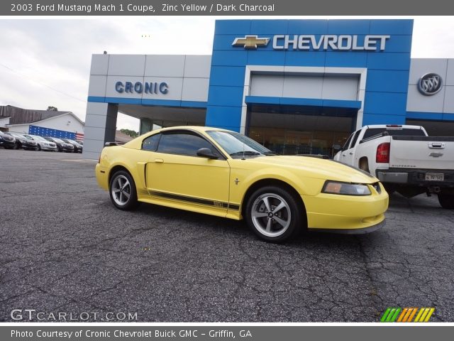 2003 Ford Mustang Mach 1 Coupe in Zinc Yellow