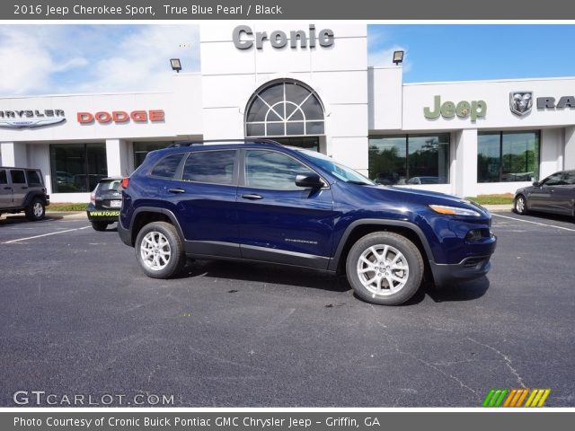 2016 Jeep Cherokee Sport in True Blue Pearl