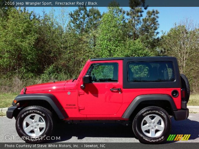 2016 Jeep Wrangler Sport in Firecracker Red