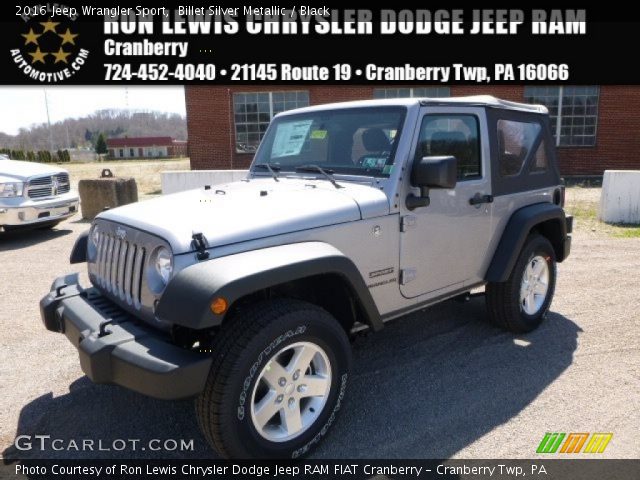 2016 Jeep Wrangler Sport in Billet Silver Metallic