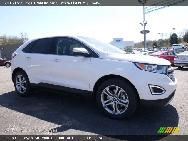 2016 Ford Edge Titanium AWD in White Platinum