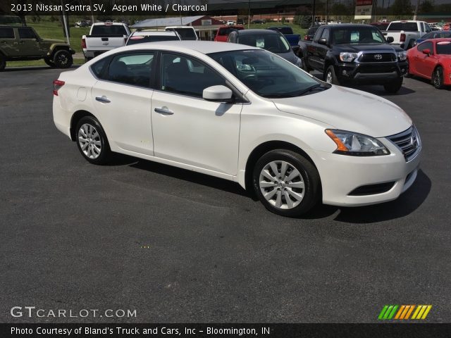 2013 Nissan Sentra SV in Aspen White
