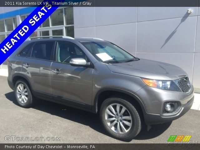 2011 Kia Sorento LX V6 in Titanium Silver