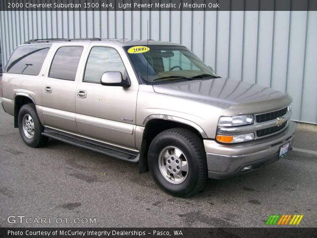 2000 Chevrolet Suburban 1500 4x4 in Light Pewter Metallic