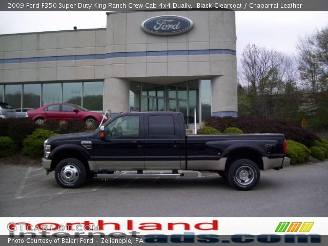 2009 Ford F350 Super Duty King Ranch Crew Cab 4x4 Dually in Black Clearcoat