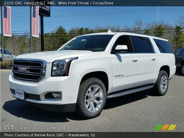 2016 GMC Yukon XL SLT 4WD in White Frost Tricoat