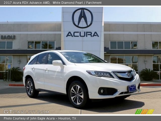 2017 Acura RDX Advance AWD in White Diamond Pearl