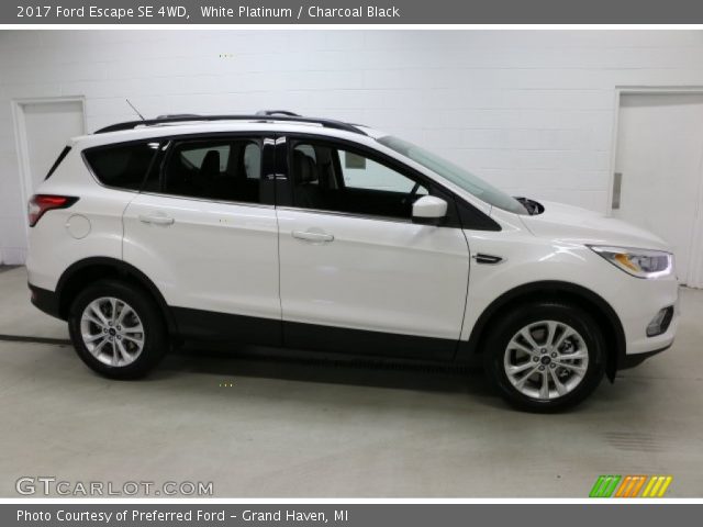 2017 Ford Escape SE 4WD in White Platinum