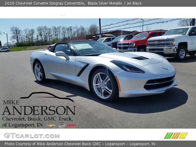 2016 Chevrolet Corvette Stingray Convertible in Blade Silver Metallic