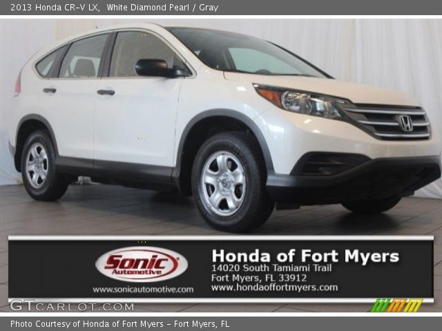 2013 Honda CR-V LX in White Diamond Pearl