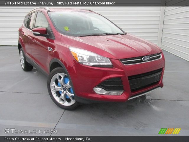 2016 Ford Escape Titanium in Ruby Red Metallic
