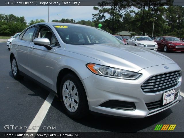 2014 Ford Fusion S in Ingot Silver