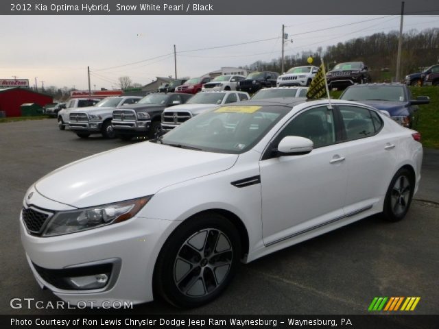 2012 Kia Optima Hybrid in Snow White Pearl