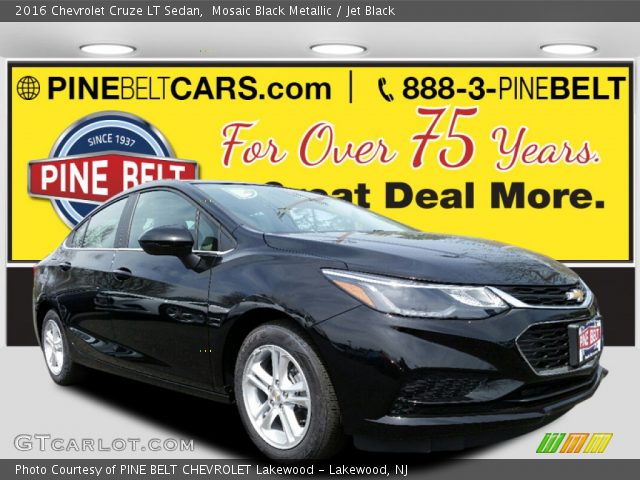 2016 Chevrolet Cruze LT Sedan in Mosaic Black Metallic