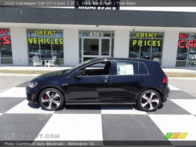 2016 Volkswagen Golf GTI 4 Door 2.0T S in Deep Black Pearl