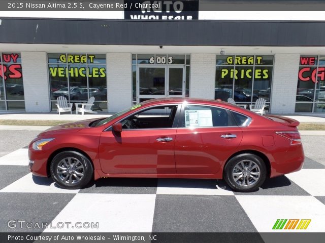 2015 Nissan Altima 2.5 S in Cayenne Red