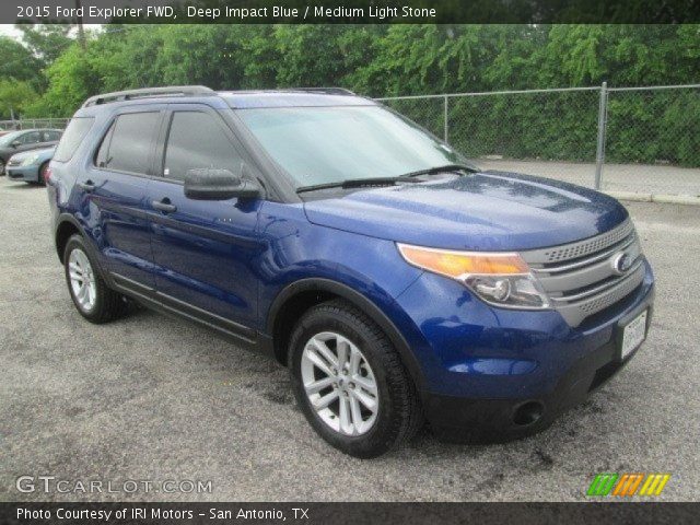 2015 Ford Explorer FWD in Deep Impact Blue