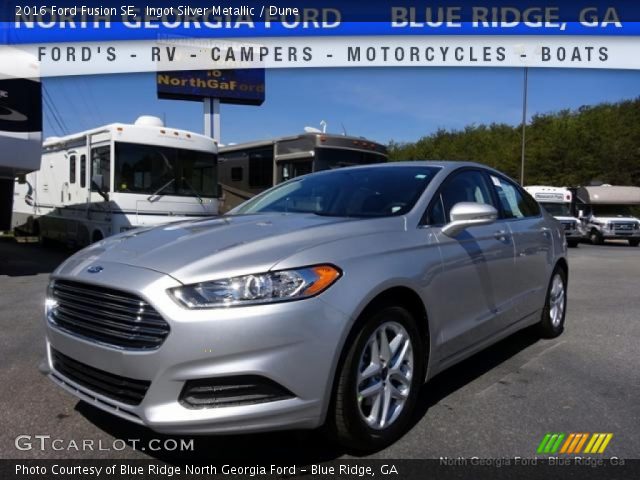 2016 Ford Fusion SE in Ingot Silver Metallic