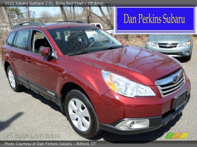 2012 Subaru Outback 2.5i in Ruby Red Pearl