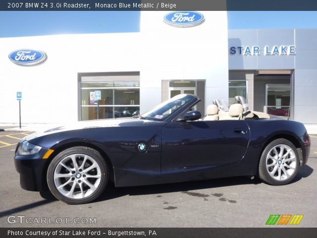 2007 BMW Z4 3.0i Roadster in Monaco Blue Metallic