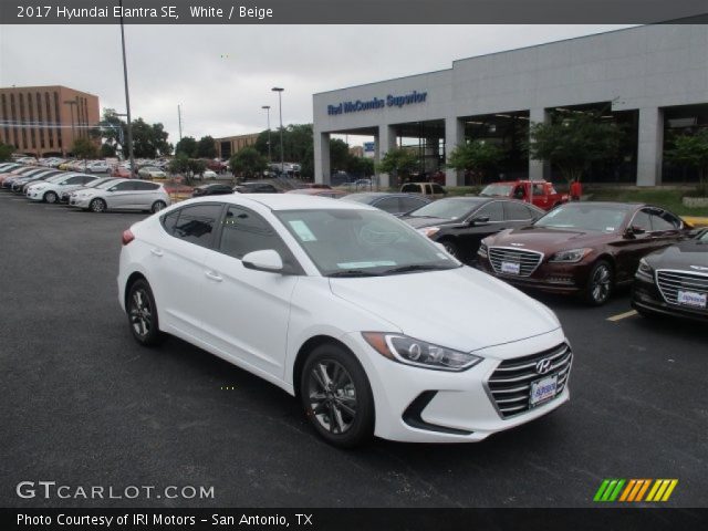 2017 Hyundai Elantra SE in White