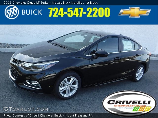2016 Chevrolet Cruze LT Sedan in Mosaic Black Metallic