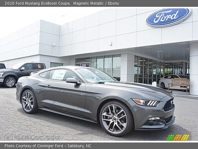 2016 Ford Mustang EcoBoost Coupe in Magnetic Metallic