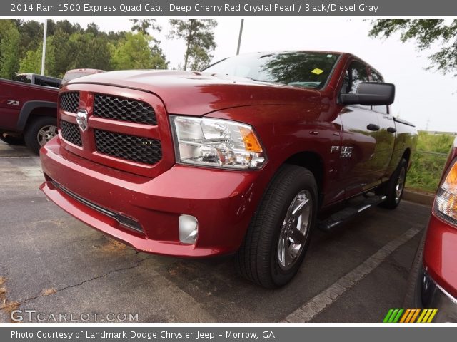 2014 Ram 1500 Express Quad Cab in Deep Cherry Red Crystal Pearl