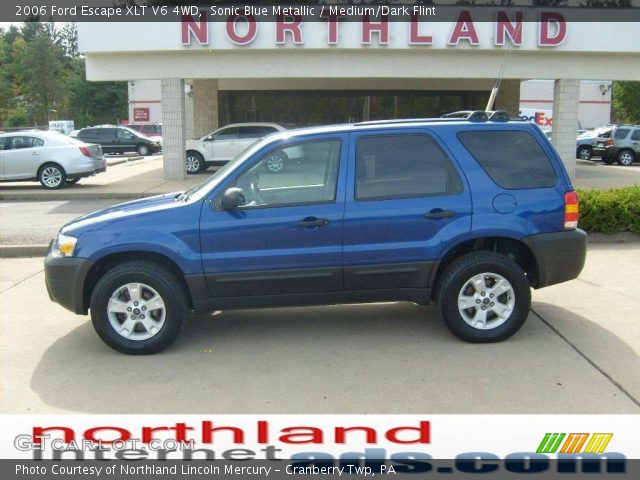 2006 Ford Escape XLT V6 4WD in Sonic Blue Metallic