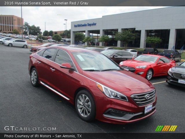 2016 Hyundai Sonata Sport in Venetian Red