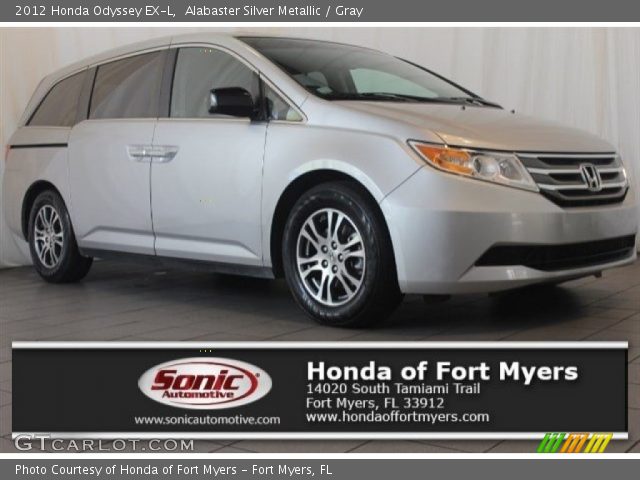 2012 Honda Odyssey EX-L in Alabaster Silver Metallic