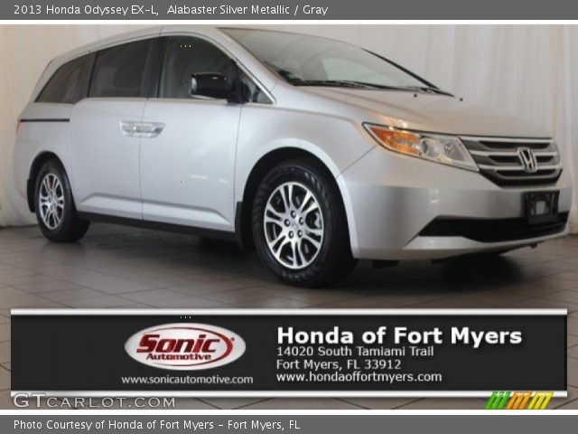 2013 Honda Odyssey EX-L in Alabaster Silver Metallic