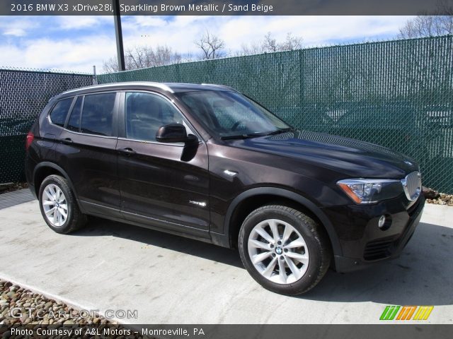 2016 BMW X3 xDrive28i in Sparkling Brown Metallic
