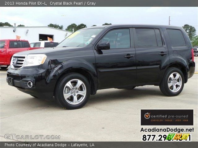 2013 Honda Pilot EX-L in Crystal Black Pearl