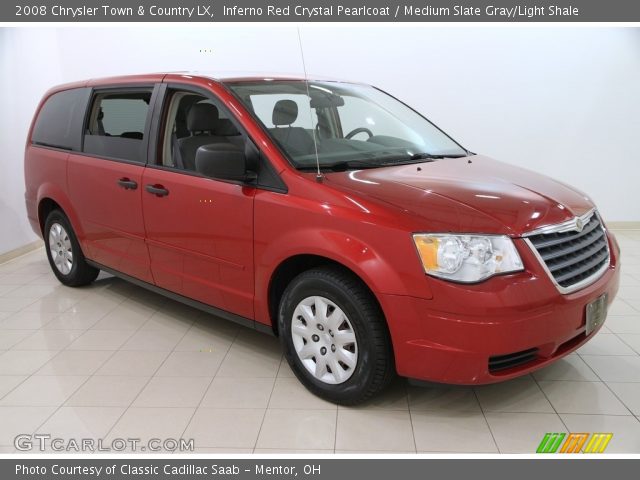 2008 Chrysler Town & Country LX in Inferno Red Crystal Pearlcoat