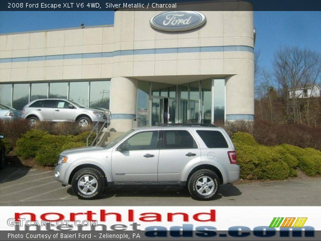 2008 Ford Escape XLT V6 4WD in Silver Metallic