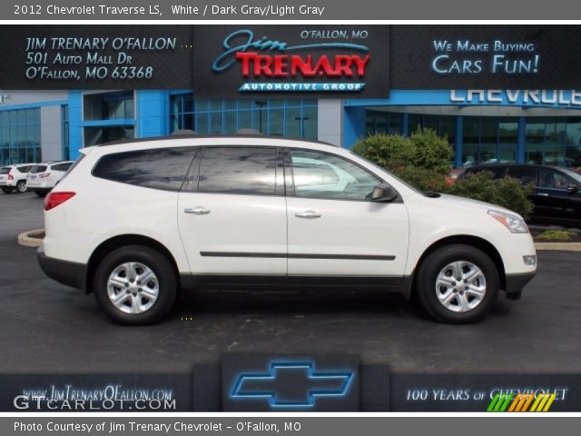 2012 Chevrolet Traverse LS in White